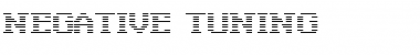 Download Negative Tuning Font Download Negative Tuning Font