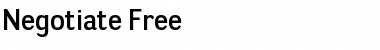 Download Negotiate Font Download Negotiate Font