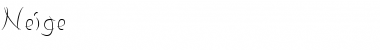 Download Neige Font Download Neige Font