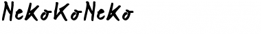 Download NekoKoNeko Font Download NekoKoNeko Font