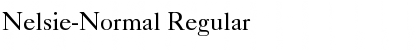 Download Nelsie-Normal Font Download Nelsie-Normal Font