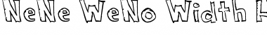 Download NeNe_WeNo Width HandWrite Font Download NeNe_WeNo Width HandWrite Font