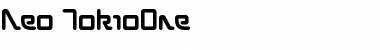 Download Neo TokioOne Font Download Neo TokioOne Font