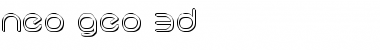 Download neo-geo 3D Font Download neo-geo 3D Font