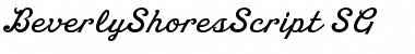 Download BeverlyShoresScript SG Font Download BeverlyShoresScript SG Font