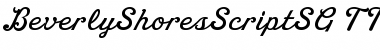 Download BeverlyShoresScriptSG TT Font Download BeverlyShoresScriptSG TT Font