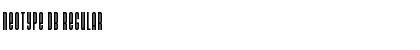 Download Neotype DB Font Download Neotype DB Font