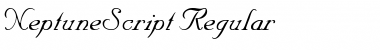 Download NeptuneScript Font Download NeptuneScript Font