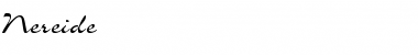 Download Nereide Font Download Nereide Font