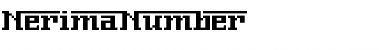Download NerimaNumber Font Download NerimaNumber Font