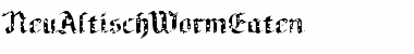 Download NeuAltischWormEaten Font Download NeuAltischWormEaten Font