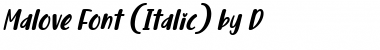Download Malove Font Download Malove Font