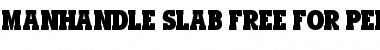 Download Manhandle Slab Font Download Manhandle Slab Font