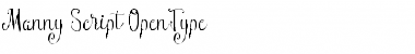 Download Manny Script Font Download Manny Script Font