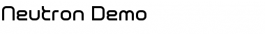 Download Neutron Demo Font Download Neutron Demo Font