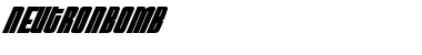 Download NeutronBomb Font Download NeutronBomb Font