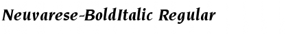 Download Neuvarese-BoldItalic Font Download Neuvarese-BoldItalic Font