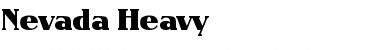 Download Nevada-Heavy Font Download Nevada-Heavy Font