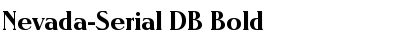 Download Nevada-Serial DB Font Download Nevada-Serial DB Font