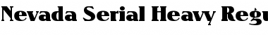 Download Nevada-Serial-Heavy Font Download Nevada-Serial-Heavy Font