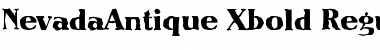 Download NevadaAntique-Xbold Font Download NevadaAntique-Xbold Font