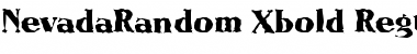 Download NevadaRandom-Xbold Font Download NevadaRandom-Xbold Font
