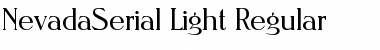 Download NevadaSerial-Light Font Download NevadaSerial-Light Font