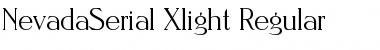 Download NevadaSerial-Xlight Font Download NevadaSerial-Xlight Font