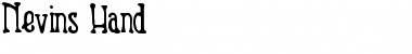 Download Nevins Hand Font Download Nevins Hand Font
