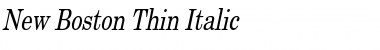 Download New Boston Thin Font Download New Boston Thin Font