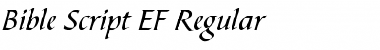 Download Bible Script EF Regular Font Download Bible Script EF Regular Font