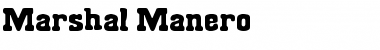 Download Marshal Manero Font Download Marshal Manero Font