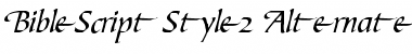 Download BibleScript Style2 Font Download BibleScript Style2 Font