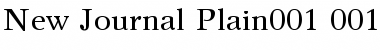 Download New Journal Font Download New Journal Font