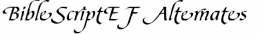 Download BibleScriptEF Font Download BibleScriptEF Font