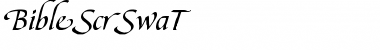Download BibleScrSwaT Font Download BibleScrSwaT Font