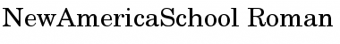 Download NewAmericaSchool-Roman Font Download NewAmericaSchool-Roman Font