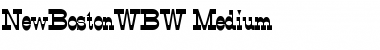 Download NewBostonWBW Font Download NewBostonWBW Font