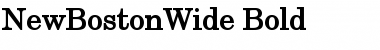 Download NewBostonWide Font Download NewBostonWide Font