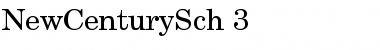 Download NewCenturySch 3 Font Download NewCenturySch 3 Font