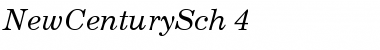Download NewCenturySch 4 Font Download NewCenturySch 4 Font