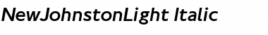 Download NewJohnstonLight Font Download NewJohnstonLight Font
