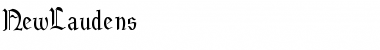 Download NewLaudens Font Download NewLaudens Font