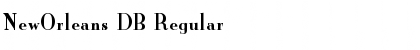 Download NewOrleans DB Font Download NewOrleans DB Font