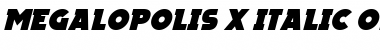 Download Megalopolis X Font Download Megalopolis X Font