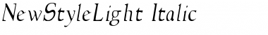 Download NewStyleLight Font Download NewStyleLight Font