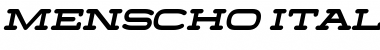 Download Menscho Font Download Menscho Font