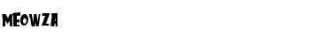 Download MEOWZA Font Download MEOWZA Font