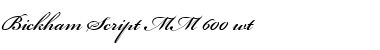 Download BickhScrMM_600_wt Font Download BickhScrMM_600_wt Font