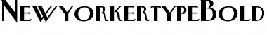 Download NewyorkertypeBold Font Download NewyorkertypeBold Font